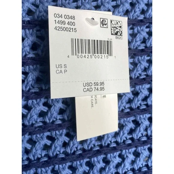 American Eagle women's ballet neck open Knit Oversized Sweater size small Chunky